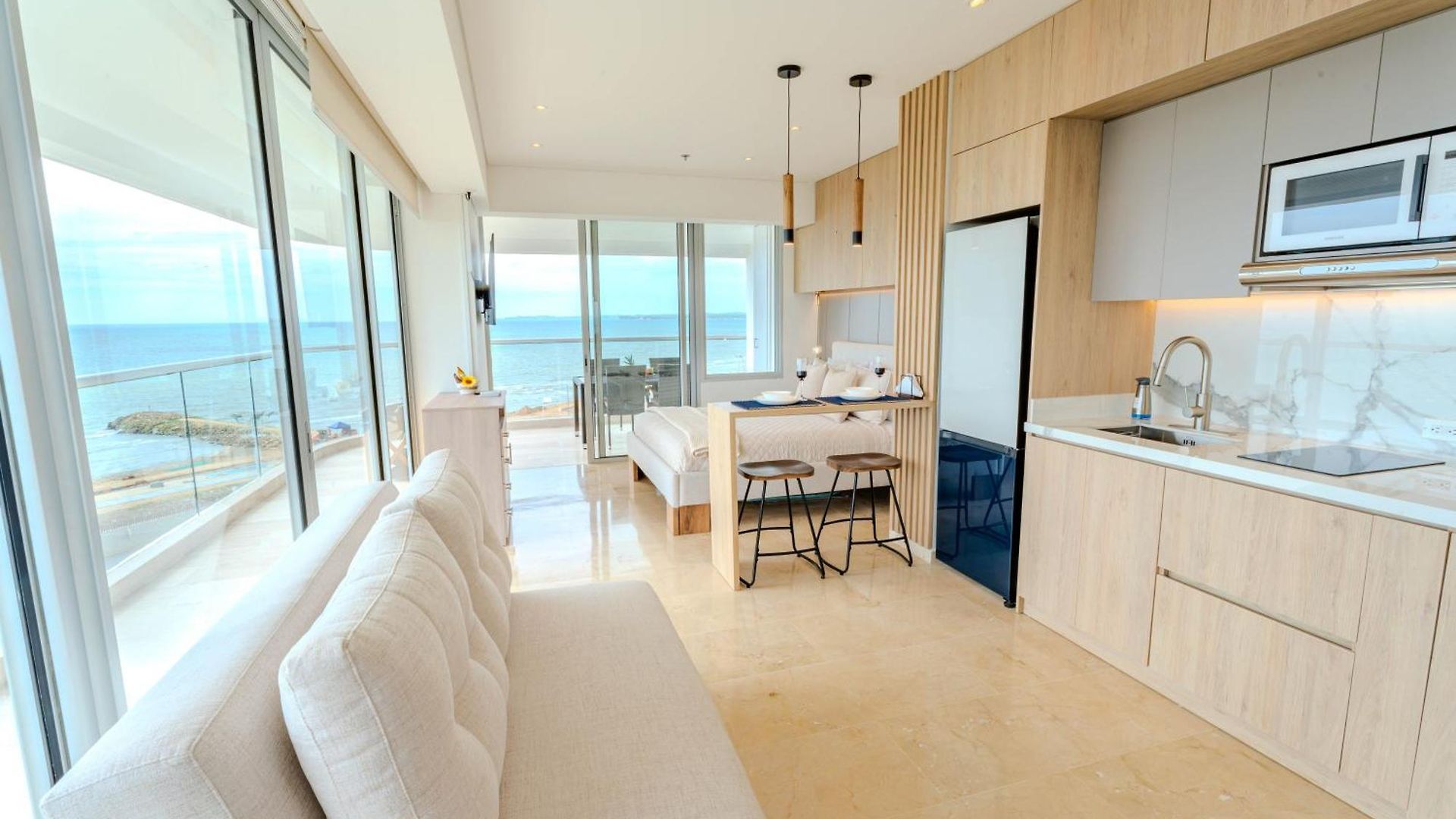 Moderno Apartasuit, Vista Al Mar Con Dos Balcones Cartagena