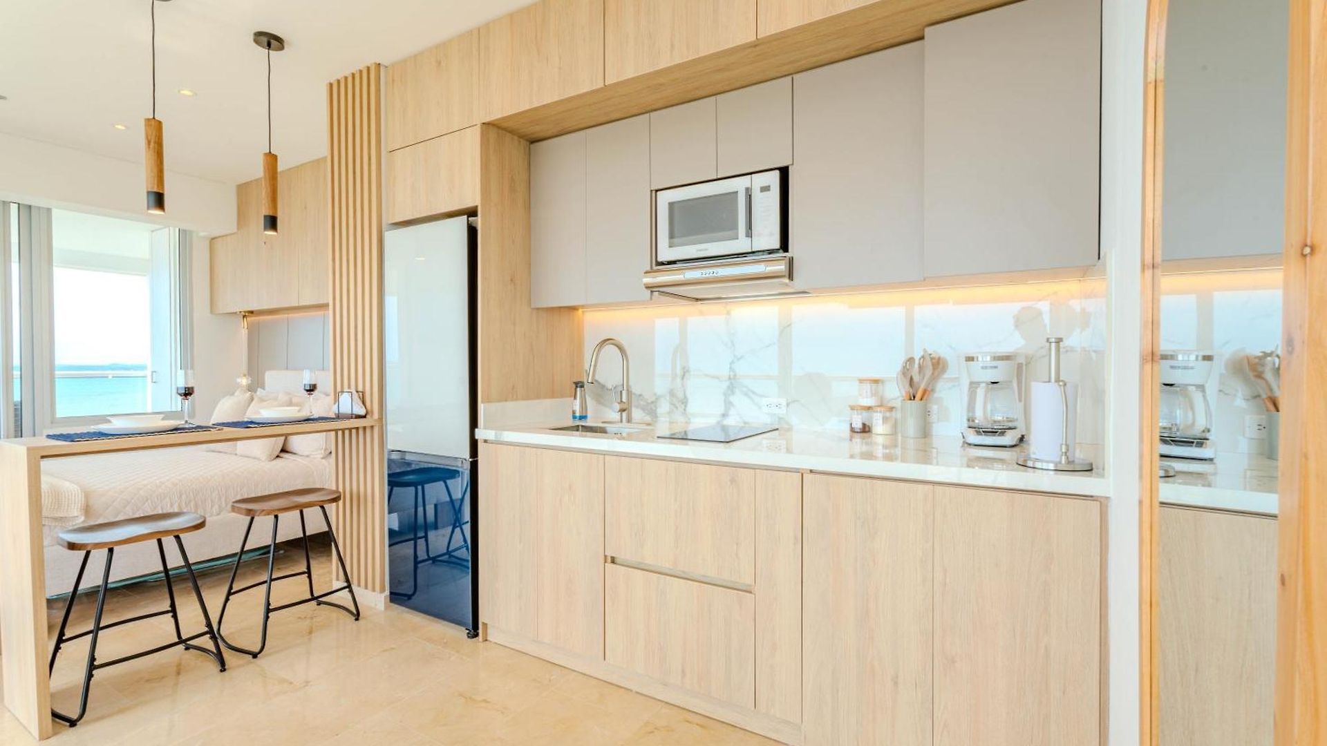 Apartamento Moderno Apartasuit, Vista Al Mar Con Dos Balcones