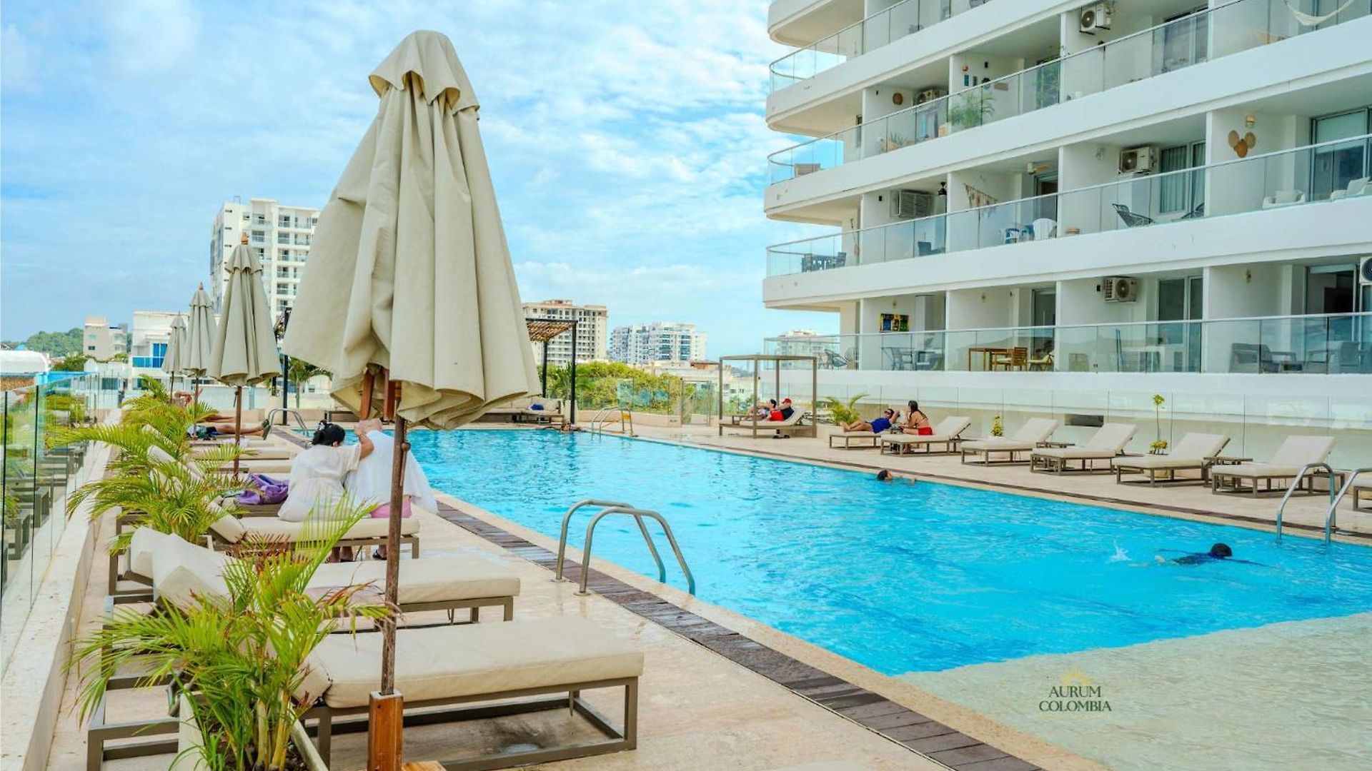 Moderno Apartasuit, Vista Al Mar Con Dos Balcones Apartamento Cartagena