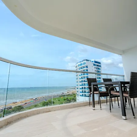 Apartamento Moderno Apartasuit, Vista Al Mar Con Dos Balcones