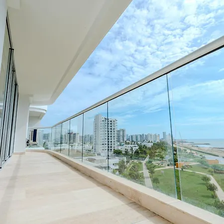 Moderno Apartasuit, Vista Al Mar Con Dos Balcones *