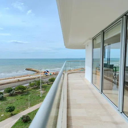 Moderno Apartasuit, Vista Al Mar Con Dos Balcones Cartagena