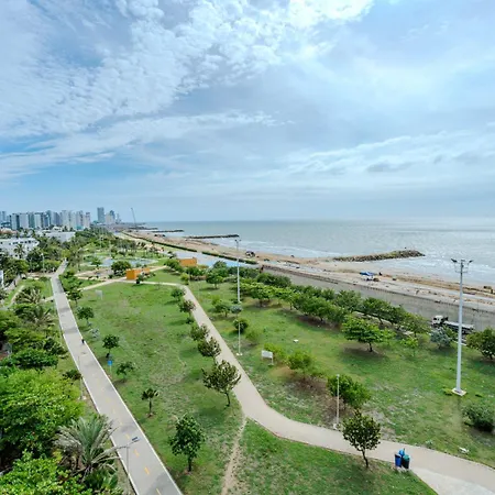 Moderno Apartasuit, Vista Al Mar Con Dos Balcones Apartamento
