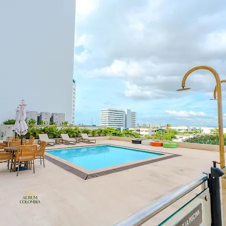 Moderno Apartasuit, Vista Al Mar Con Dos Balcones * Cartagena