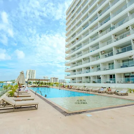 Moderno Apartasuit, Vista Al Mar Con Dos Balcones *