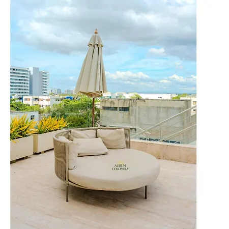 Apartamento Moderno Apartasuit, Vista Al Mar Con Dos Balcones Cartagena